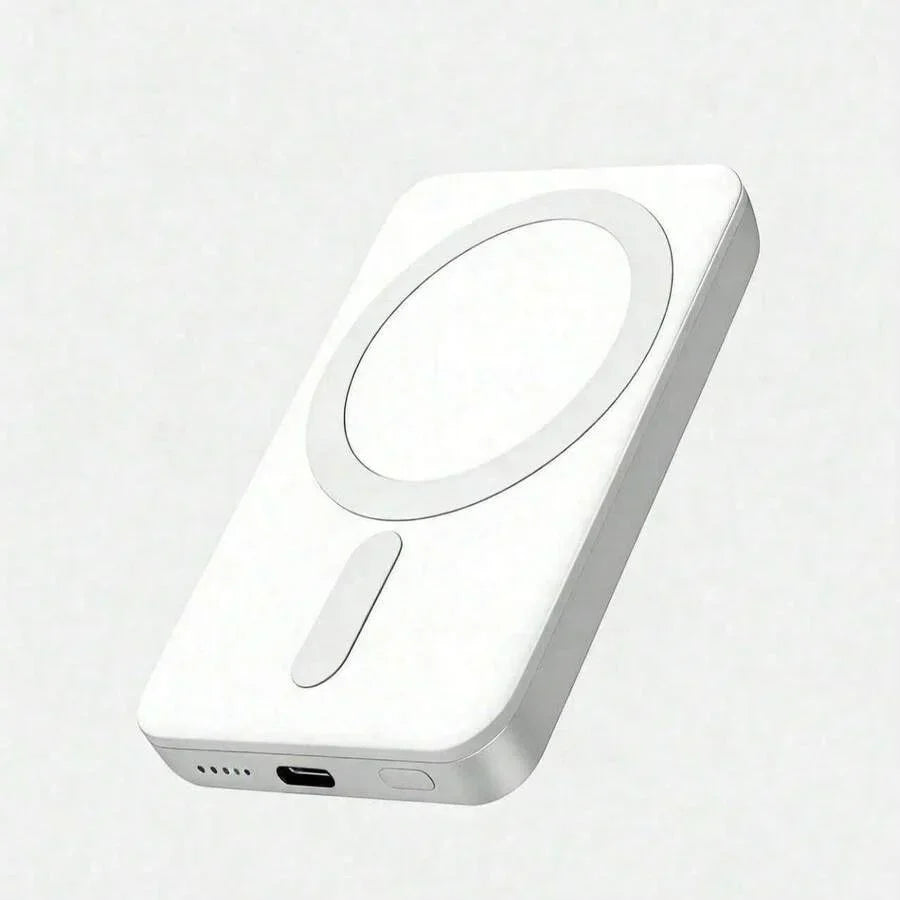 Fast Charging Magnetic Wireless Power Bank With MagSafe Ring Portable Charger