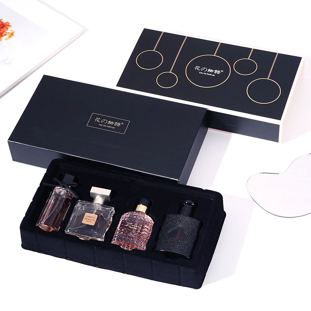 FloralVerse 4-in-1 Perfume Gift Box: Fresh, Long-Lasting &Delicate FloralFragrance Collection