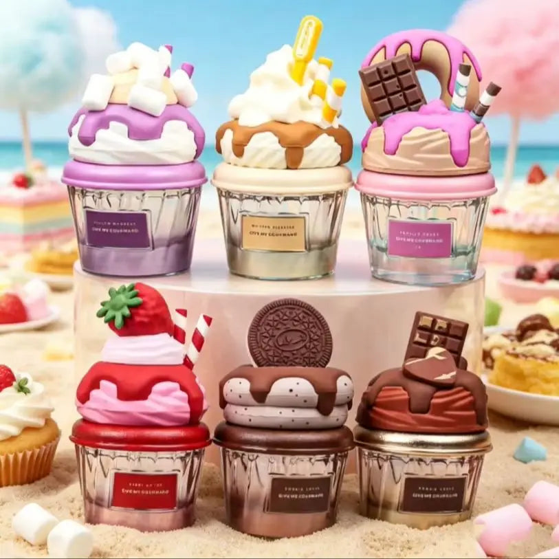 GIVE ME GOURMAND is a new product with six styles of delicacies, women's perfume and spray