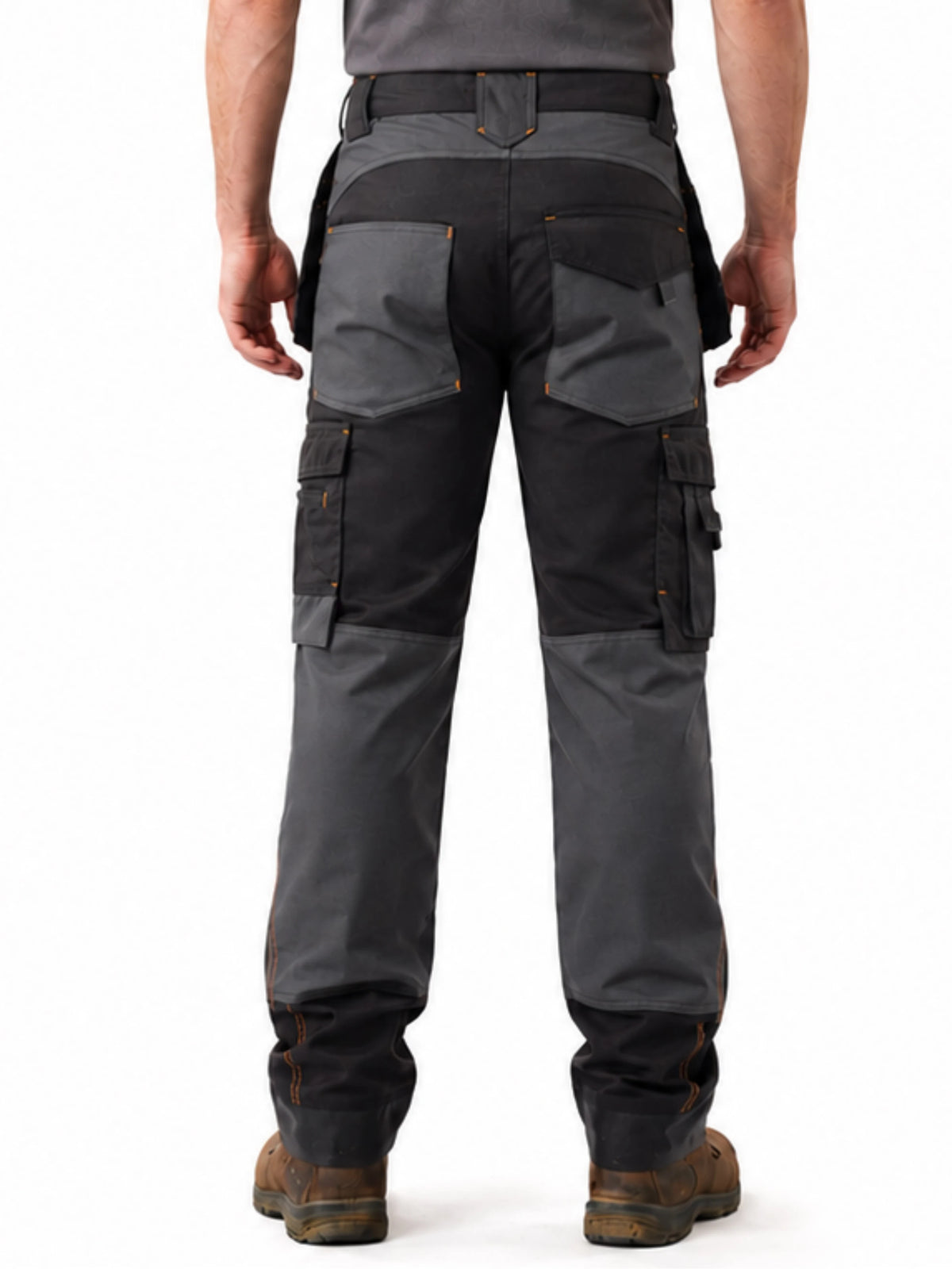 Men's Cargo Trousers Multi Pocket Casual Pants Heavy Duty Utility Joggers