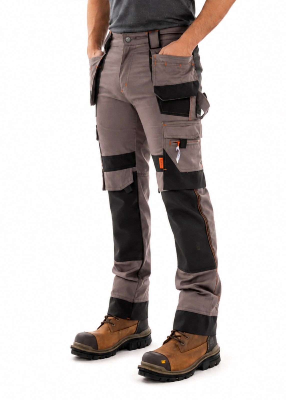 Men's Cargo Trousers Multi Pocket Casual Pants Heavy Duty Utility Joggers
