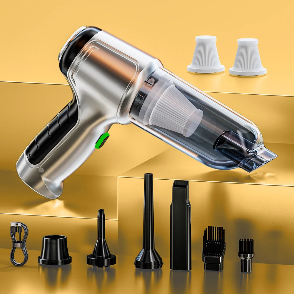 SZUK New Mini Car Vacuum Cleaner Powerful Cordless Wireless Cleaner Cleaning Machine HandHeld Portable Vacuum Cleaner for Car