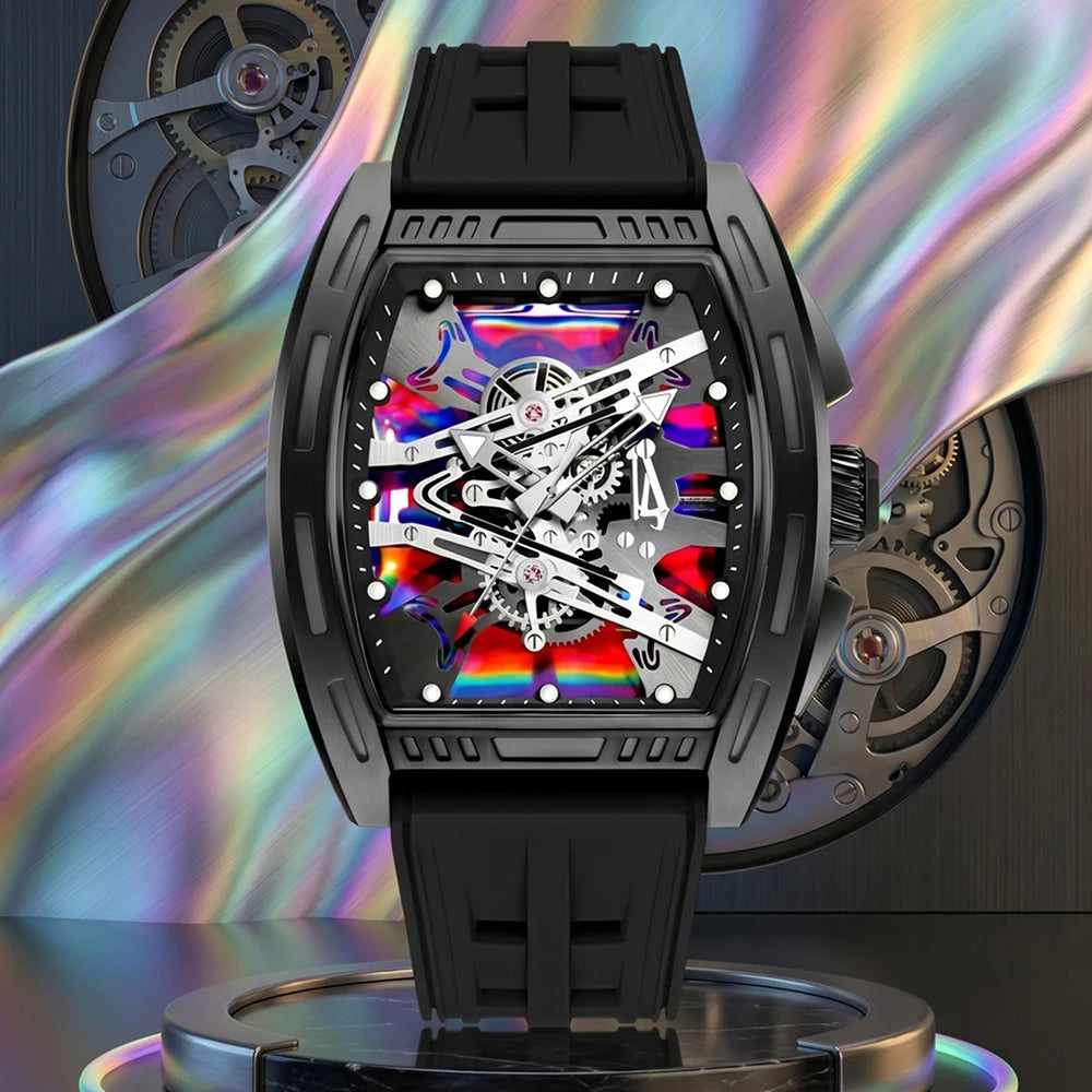 2PCS/SET Men's Watch Accessories Fashion Business Exquisite Luxury Quartz Watch Set Japanese Clothing Matching Perfect Gift