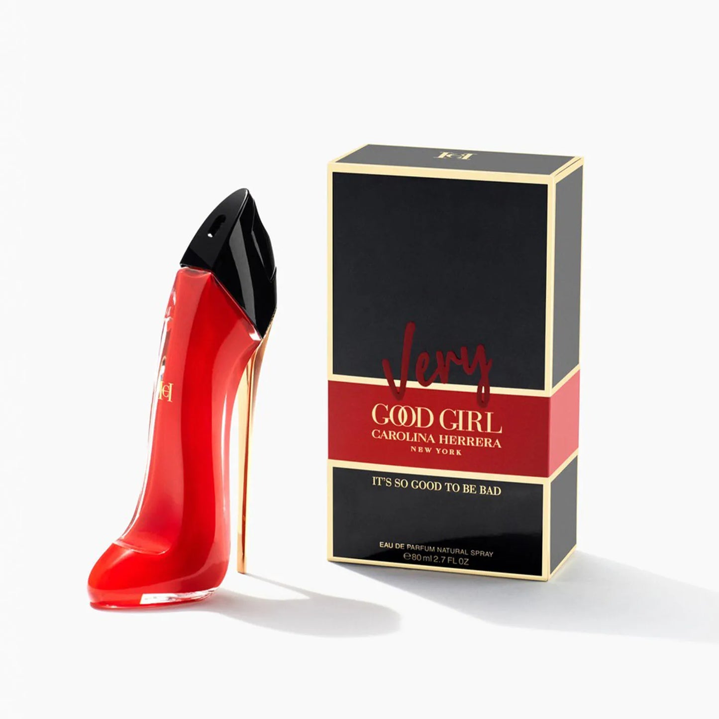 Carolina Herrera Very Good Girl Eau de Parfum Spray for Women – Playful Floral Fruity Scent, Litchi, Rose & Vanilla, Radiant Long-Lasting Sillage, Perfect Valentine's & Birthday Gift for Her, 2.7 fl oz / 80 ml