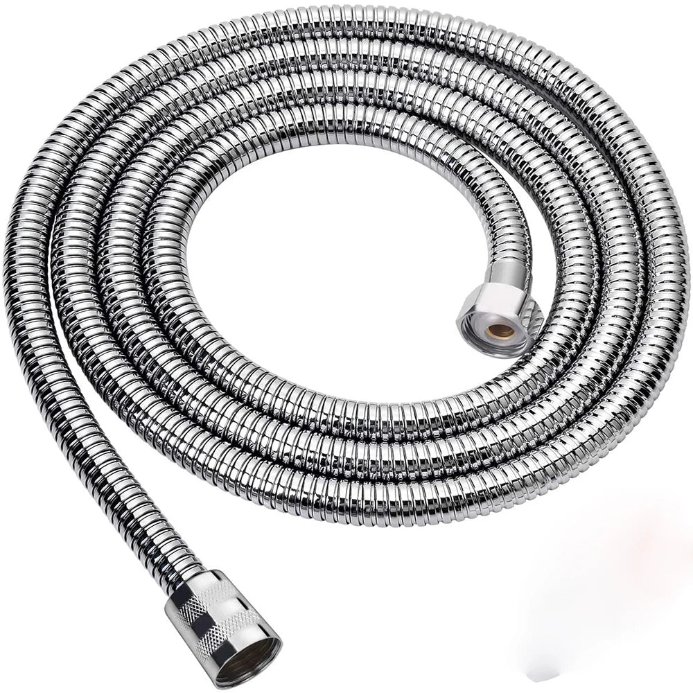 New 1.5m/2m /3m G1/2'' High Quality Flexible Shower Hose Stainless Steel Rust-proof Bathroom Tube Leak-proof Anti-Explosion Pipe