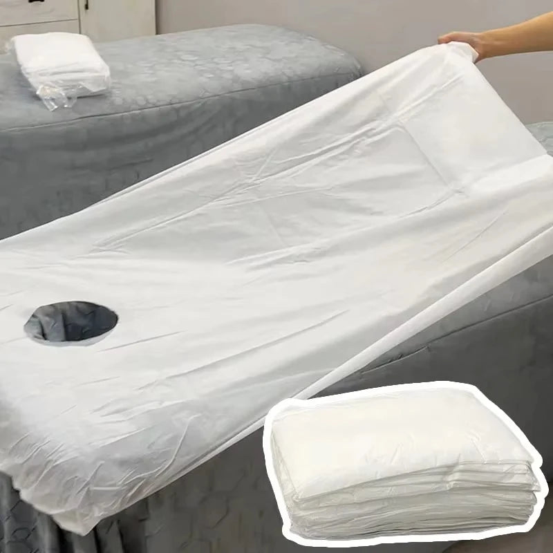5/10/20Pcs Disposable Elastic Breathable Non-Woven Bed Covers Spa Salon Clinic Bed Massage Shop Bedding Single-Use 100*215cm