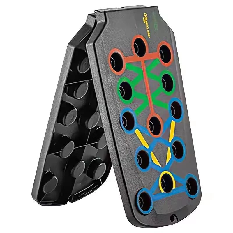 Portable Multifunctional Push-up Board Set Foldable Fitness Equipment For Chest Abdomen Arms And Back Training
