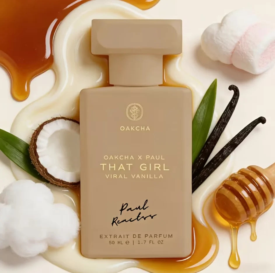 OAKCHA That Girl | Virgin Vanilla Unisex perfume spray, small and convenient to carry, creamy and delicious, lasting fragrance