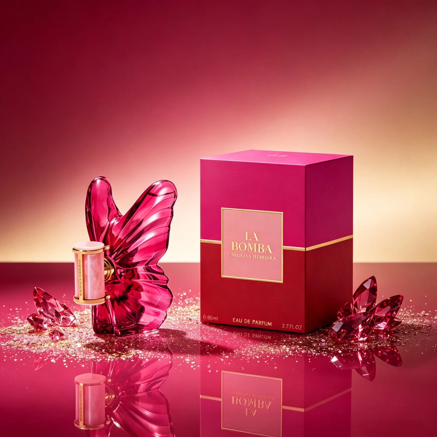 Carolina Herrera Good Girl La Bomba Eau de Parfum Spray for Women – Explosive Oriental Floral & Gourmand Scent, Intoxicating Jasmine, Cocoa & Vanilla, Long-Lasting Luxury Fragrance, Perfect Mother's Day Gift, 2.7 fl oz / 80