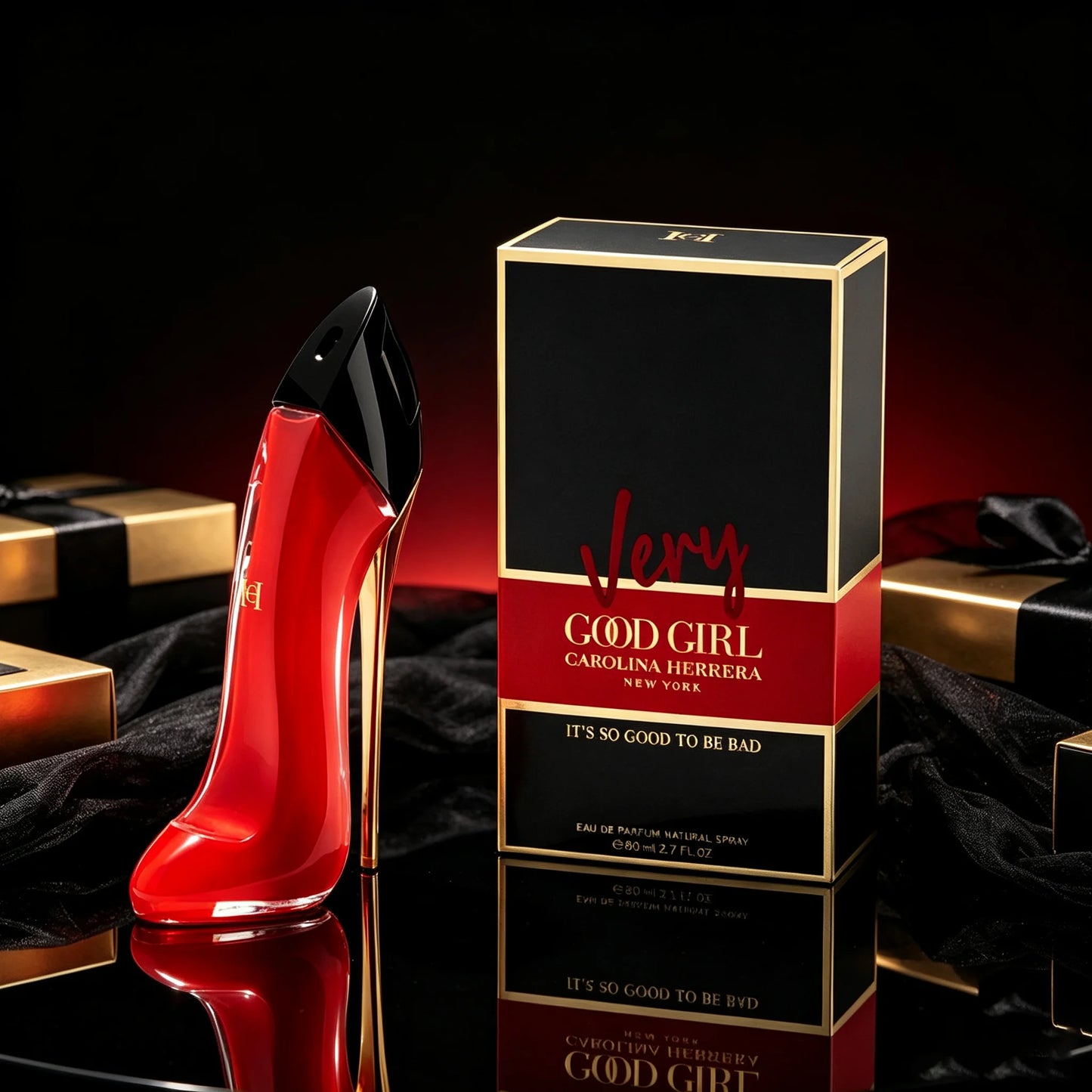 Carolina Herrera Very Good Girl Eau de Parfum Spray for Women – Playful Floral Fruity Scent, Litchi, Rose & Vanilla, Radiant Long-Lasting Sillage, Perfect Valentine's & Birthday Gift for Her, 2.7 fl oz / 80 ml
