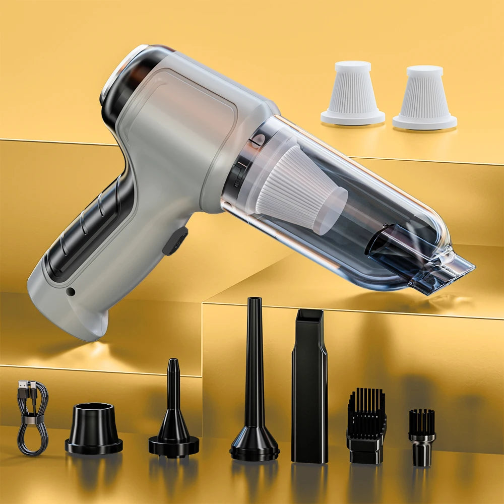 SZUK New Mini Car Vacuum Cleaner Powerful Cordless Wireless Cleaner Cleaning Machine HandHeld Portable Vacuum Cleaner for Car