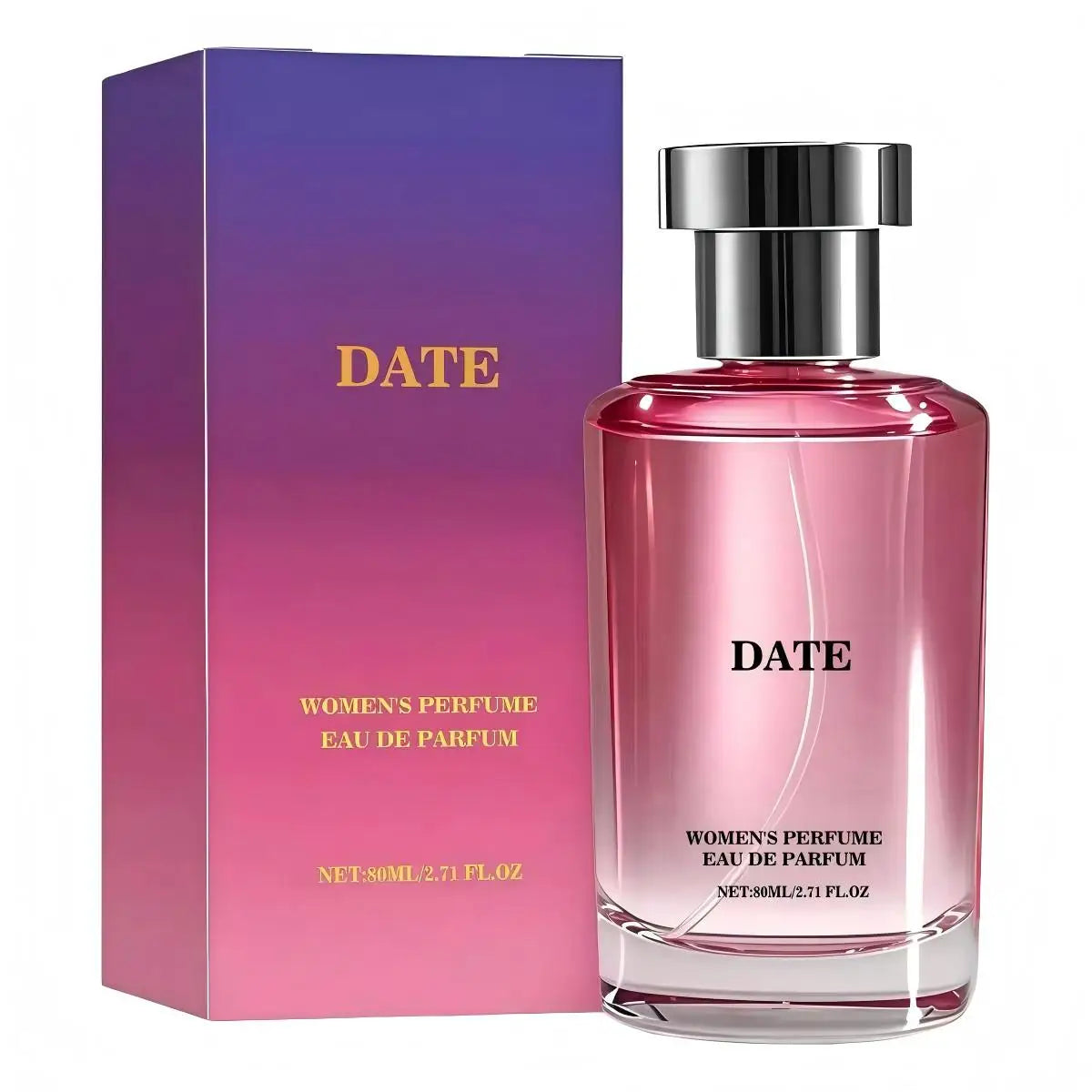 DATE Women's Eau de Parfum Women's perfume, 80ml light essence. Featuring a floral and fruity aroma, it is perfect for daily use or dating, keeping a fresh breath at all times. Don't miss out if you love the light aroma!