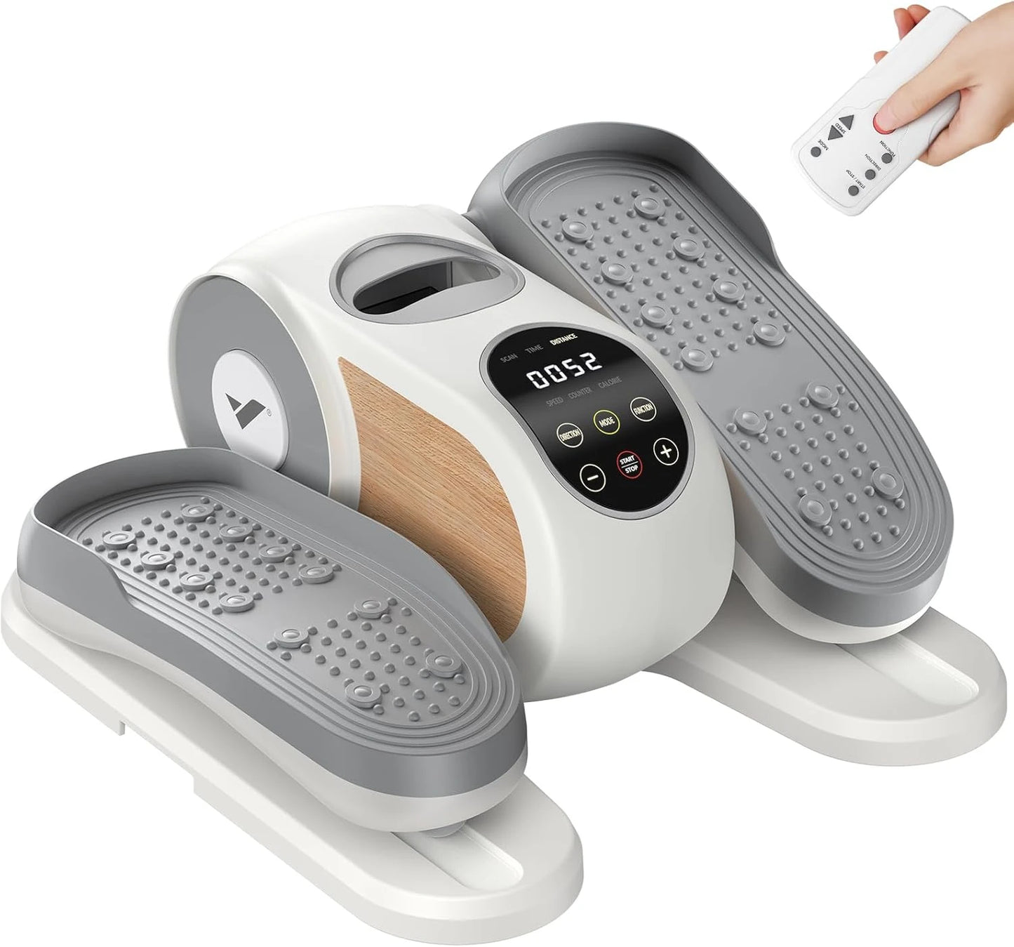 MERACH MERACH Under Desk Elliptical Electric Quiet LED Display  Pedal Exerciser with Remote & Touch Screen 12 Speed + 12 Auto Modes Heart Rate Monitor Portable Low Impact for Office Home Rehabilitation