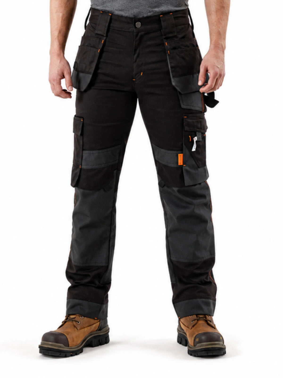 Men's Cargo Trousers Multi Pocket Casual Pants Heavy Duty Utility Joggers