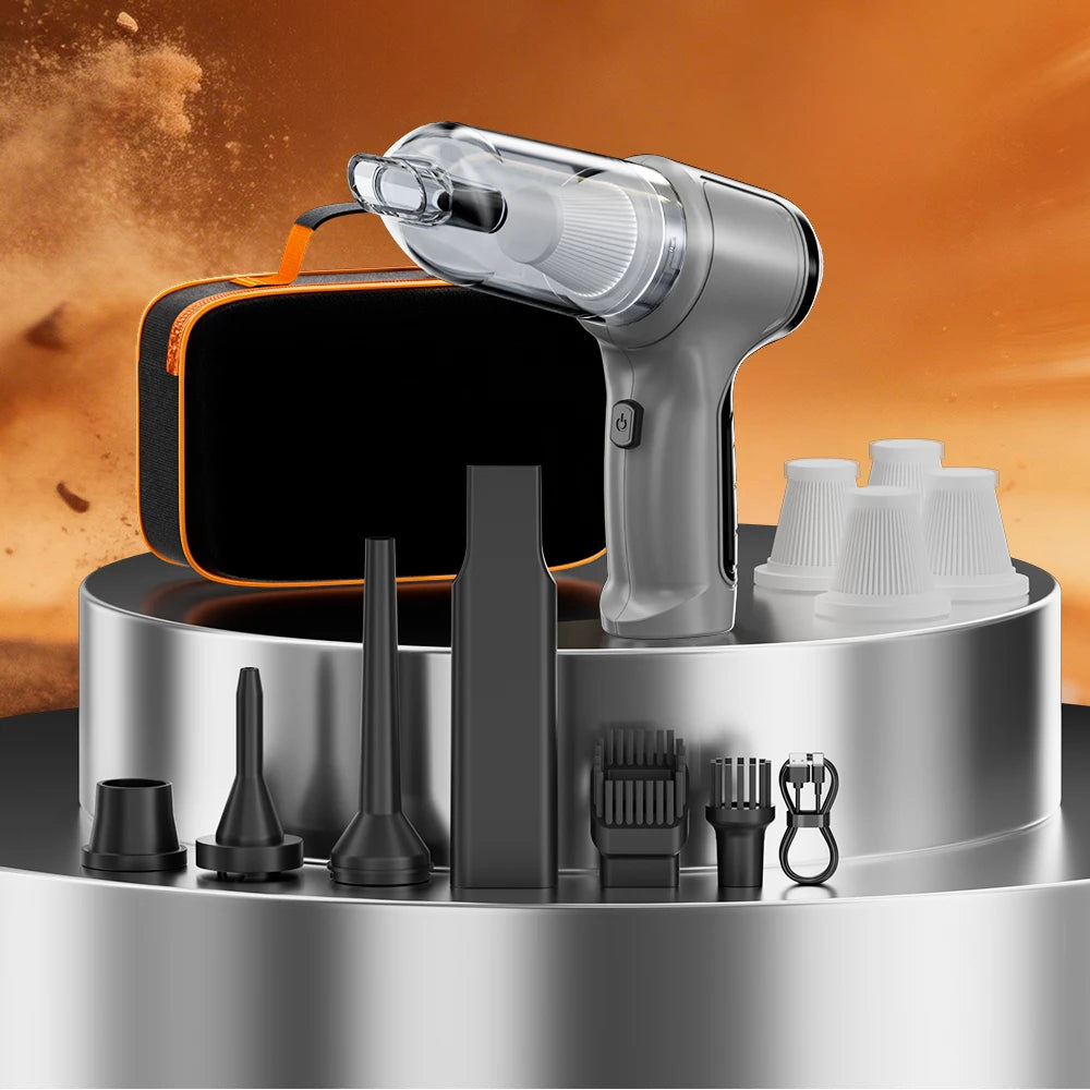SZUK 15000PA Wireless Car Vacuum Cleaner Portable Cleaning Machine Cordless Cleaner Powerful HandHeld Mini Vacuum Cleaner