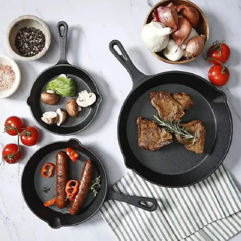 Cast Iron Frying Pan Trio
