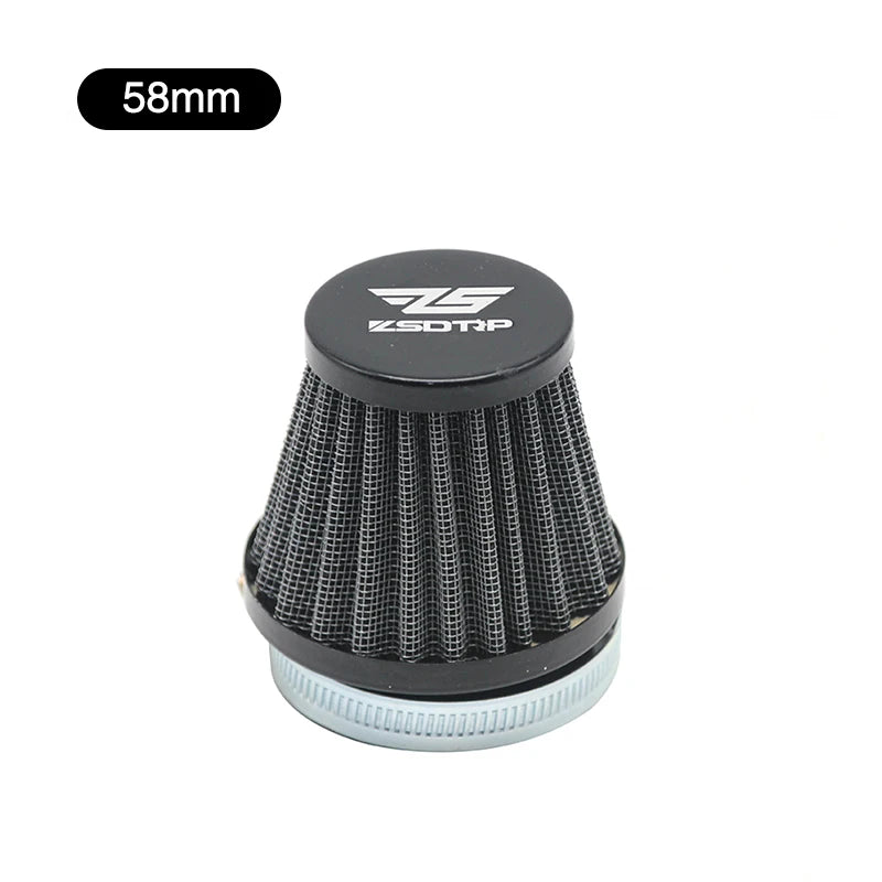 ZSDTRP Universal Motorcycle Carburetor Clamp-On Air Filter 35mm 38mm 42mm 45mm 50mm 55mm 58mm Inlet Tapered Cleaner