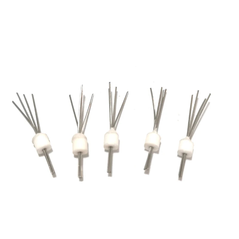 6pcs Dental Lab Amann Girrbach Pins Honeycomb Round Firing Trays For Holding PFM Crowns