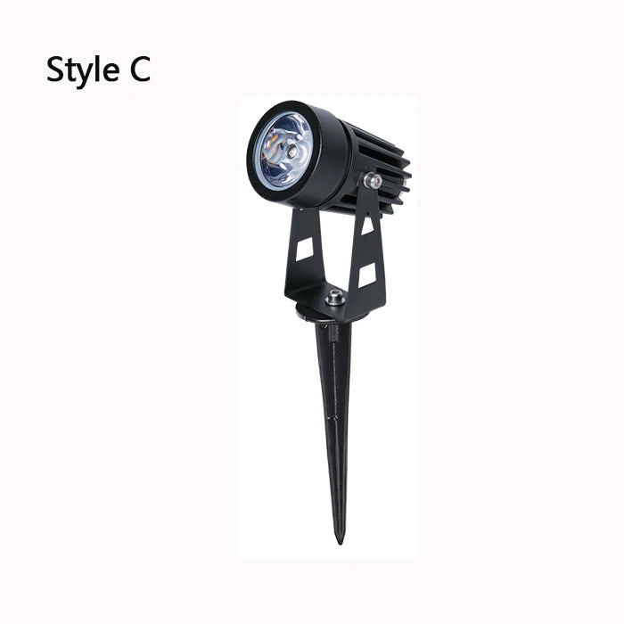 1W 3W LED Garden Lighting Outdoor Spike Lawn Lamp Waterproof Lighting Led Light Garden Path Spotlights AC110V 220V DC12V