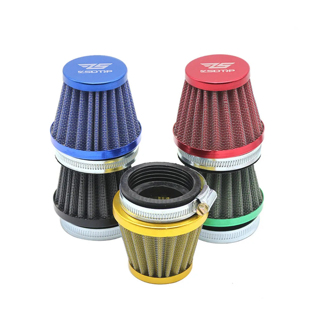 ZSDTRP Universal Motorcycle Carburetor Clamp-On Air Filter 35mm 38mm 42mm 45mm 50mm 55mm 58mm Inlet Tapered Cleaner