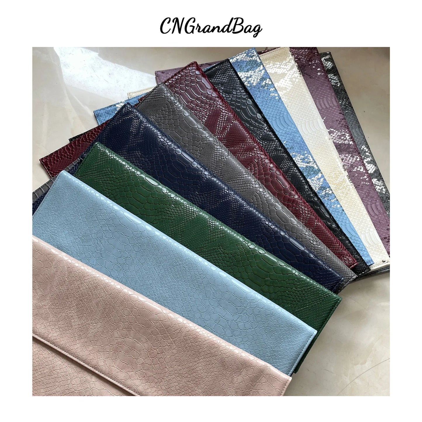Customized PU Leather Laptop Sleeve for Macbook 13" Air Pro Retina Unisex Computer Bag For Macbook Snake Pouch Bag