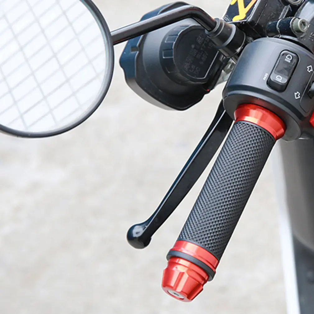1 Pair 7/8'' Anti-Slip Motorcycle grips hand Handlebar Bar Grips Bicycle Rubber Mountain Cycle Handle Handlebar Bar Grips