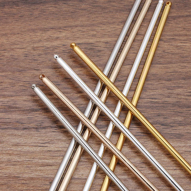 10pcs Hair Sticks Metal Hair Pins Blank 125mm Long Rod Base for Jewelry Making Wedding Bridal Hair Accessories DIY Components
