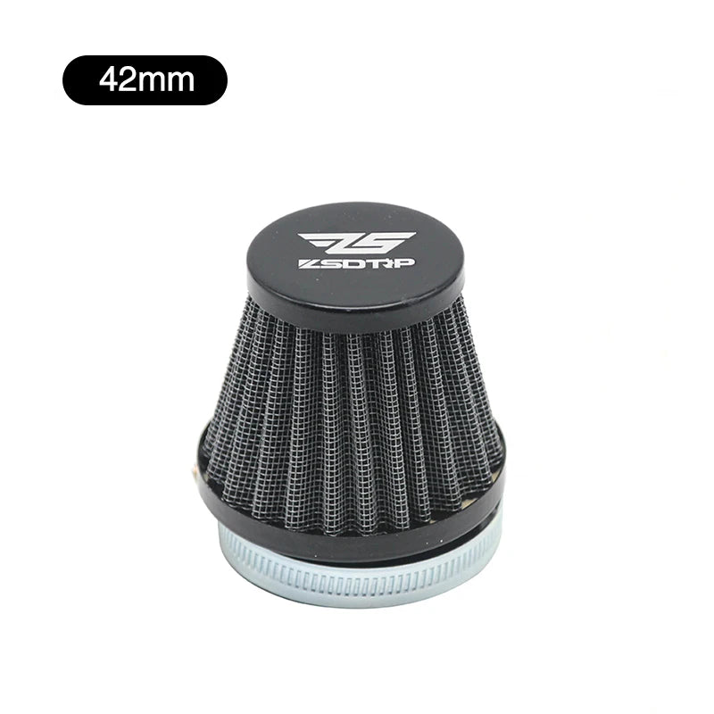 ZSDTRP Universal Motorcycle Carburetor Clamp-On Air Filter 35mm 38mm 42mm 45mm 50mm 55mm 58mm Inlet Tapered Cleaner