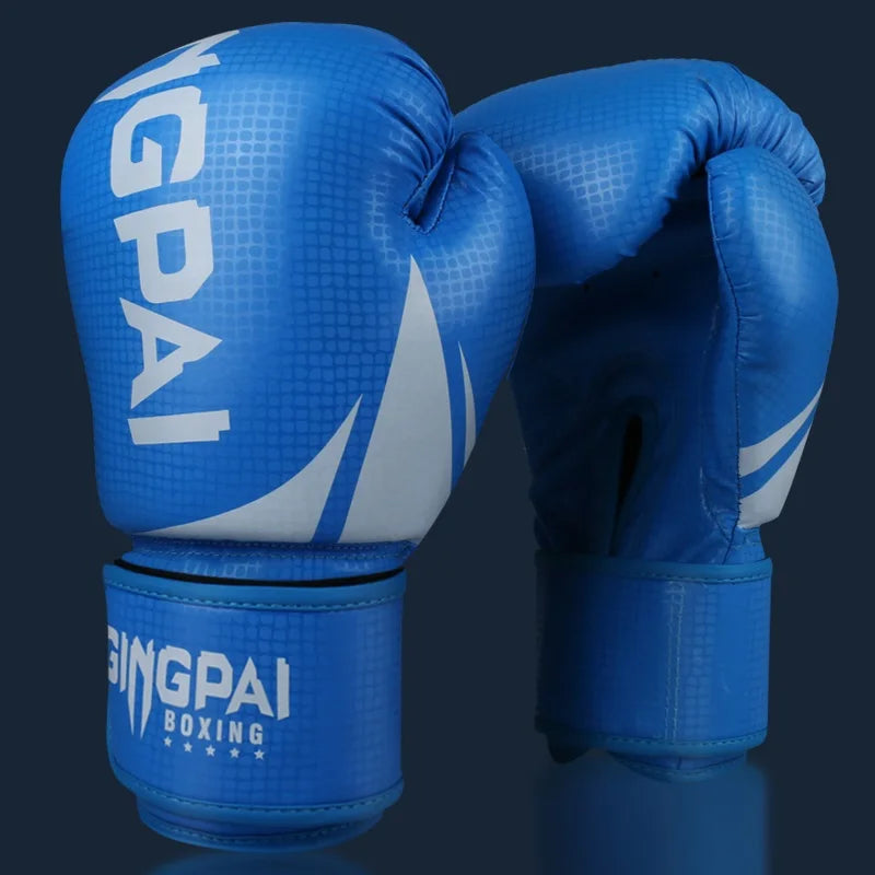 High Quality Adults Kids Women/Men Boxing Gloves Leather MMA Muay Thai Boxe De Luva Mitts Sanda GYM Equipments 8 10 12 6 OZ Boks