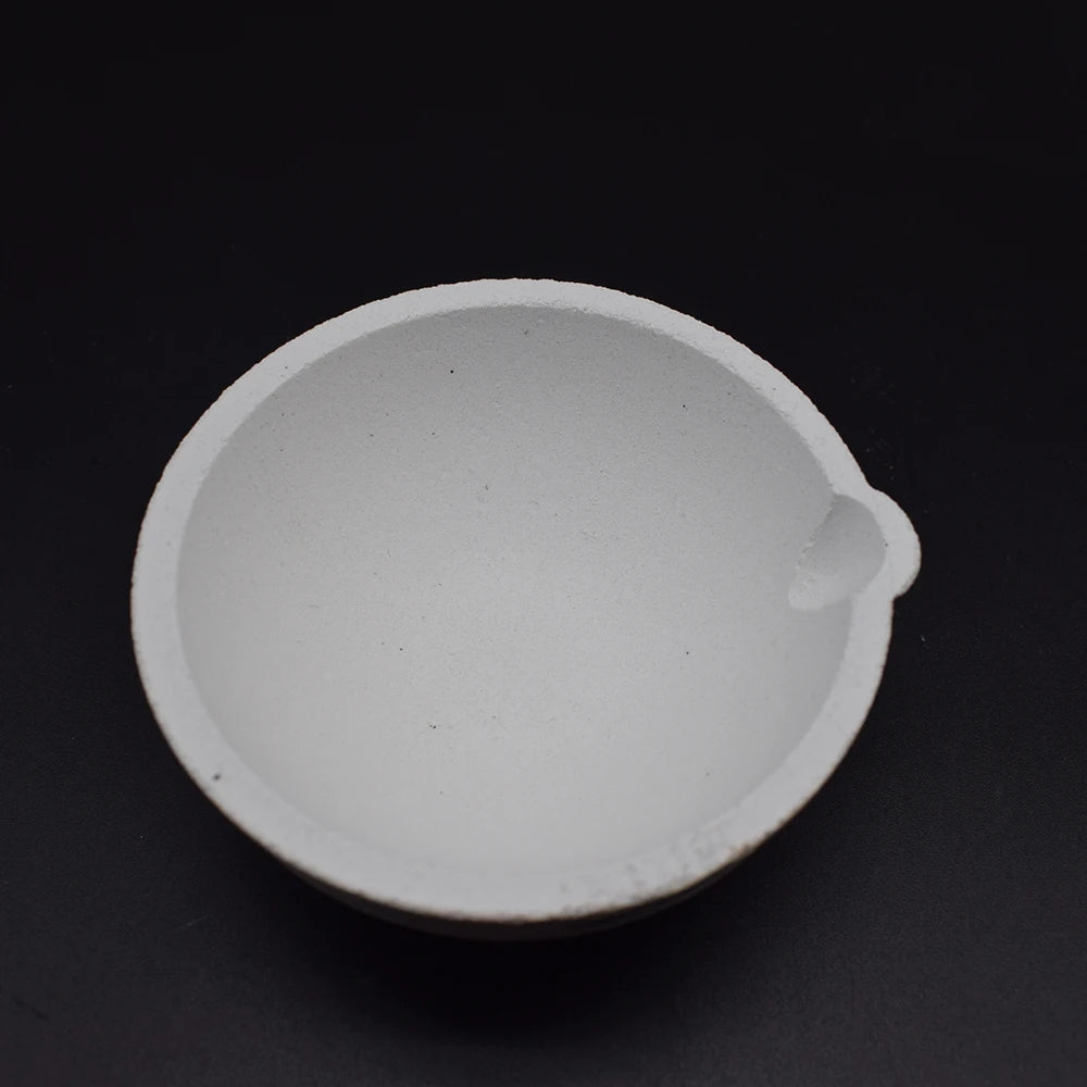 1PCS High Temperature Quartz Bowl Melting Crucible for Gold & Silver Platinum Refining High Quality 100g-10000g