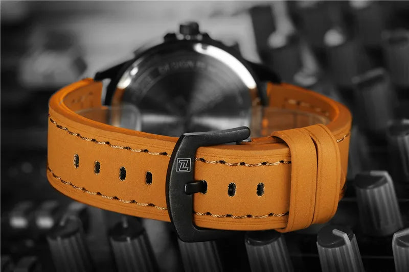 NAVIFORCE Luxury Brand Date Japan Movt Square Men Quartz Casual Watch Army Military Sports Watch Men Watches Male Leather Clock