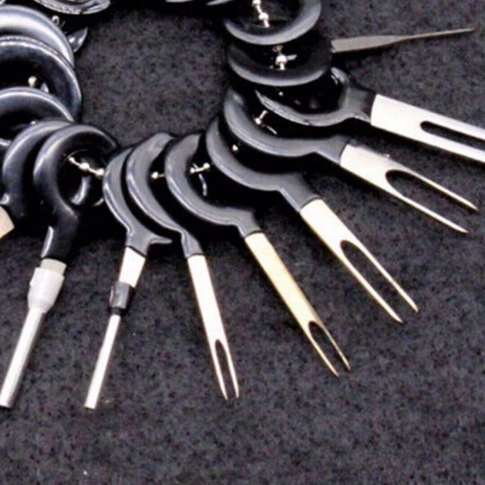 2026 Professional Car Terminal Removal Kit - Wiring Crimp Connector Pin Extractor Puller for Terminal Repair