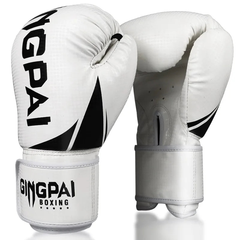 High Quality Adults Kids Women/Men Boxing Gloves Leather MMA Muay Thai Boxe De Luva Mitts Sanda GYM Equipments 8 10 12 6 OZ Boks