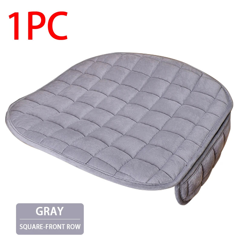 SEAMETAL Soft Car Seat Cover Skin-Friendly Plush Automotive Seat Cushion Anti Slip Auto Seat Protector Universal for Sedan Suv