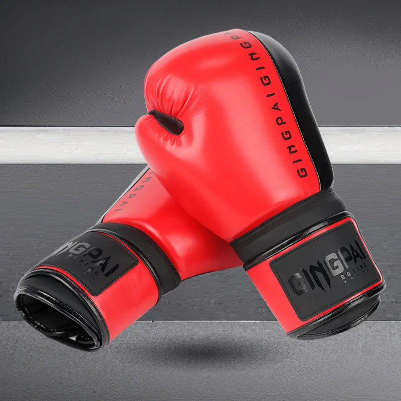 High Quality Adult Child Women/Men Boxing Gloves Pu Leather MMA Muay Thai Boxe De Luva Mitts Sanda GYM Equipments 8 10 12OZ Boks