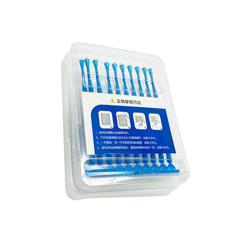 20 PCS Dental Lab Ceramist Product Sticky Stick Holding Emax Onlays Inlays Crowns Disaposable Consumables