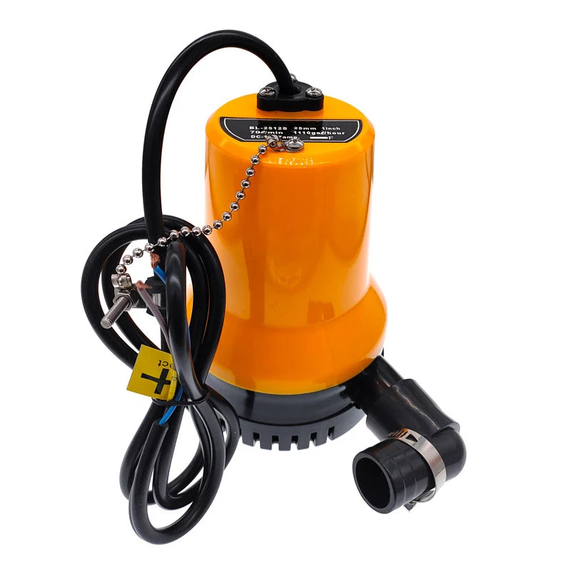 1PCS Submersible Water Pump 12V Bilge Pump Mini Cabin Drainage Pump Household Pumping Circulation Electric Pump