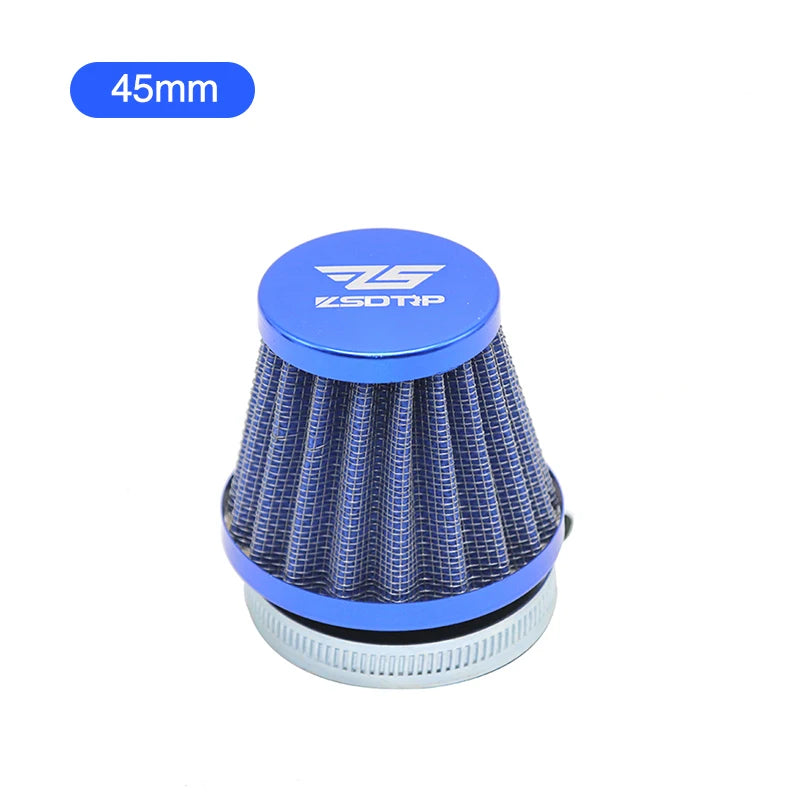 ZSDTRP Universal Motorcycle Carburetor Clamp-On Air Filter 35mm 38mm 42mm 45mm 50mm 55mm 58mm Inlet Tapered Cleaner