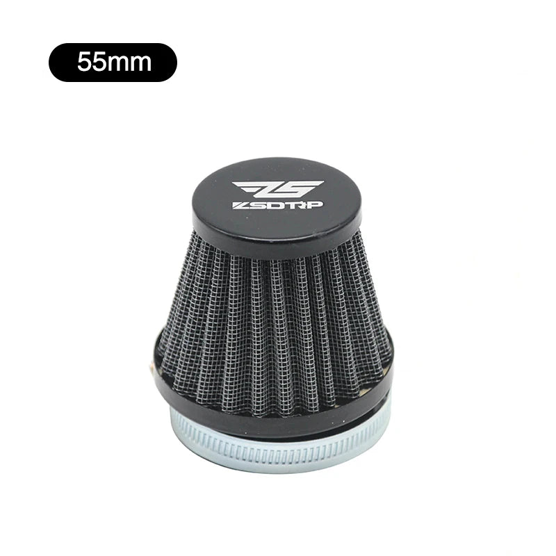 ZSDTRP Universal Motorcycle Carburetor Clamp-On Air Filter 35mm 38mm 42mm 45mm 50mm 55mm 58mm Inlet Tapered Cleaner
