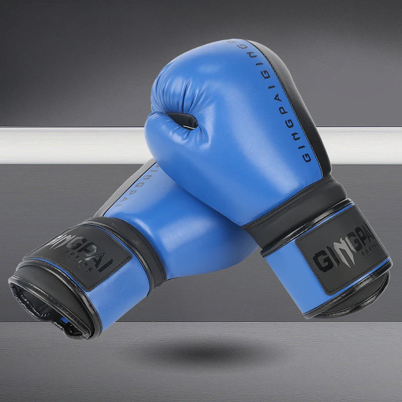 High Quality Adult Child Women/Men Boxing Gloves Pu Leather MMA Muay Thai Boxe De Luva Mitts Sanda GYM Equipments 8 10 12OZ Boks