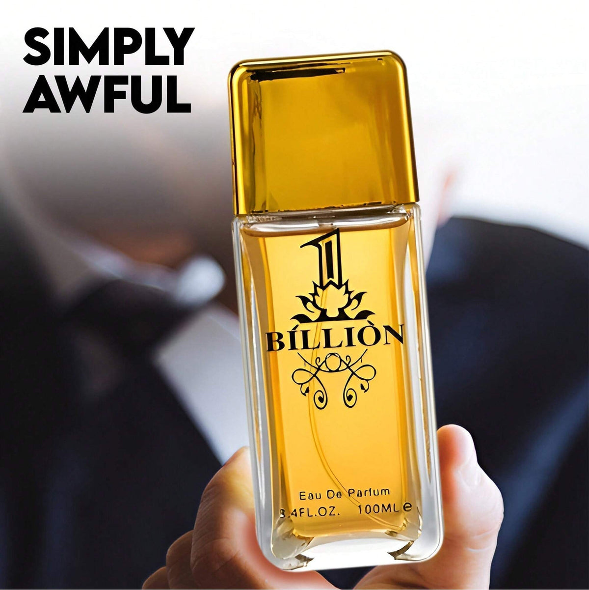 1 Billion- Eau De Perfume for men 3.4 Oz