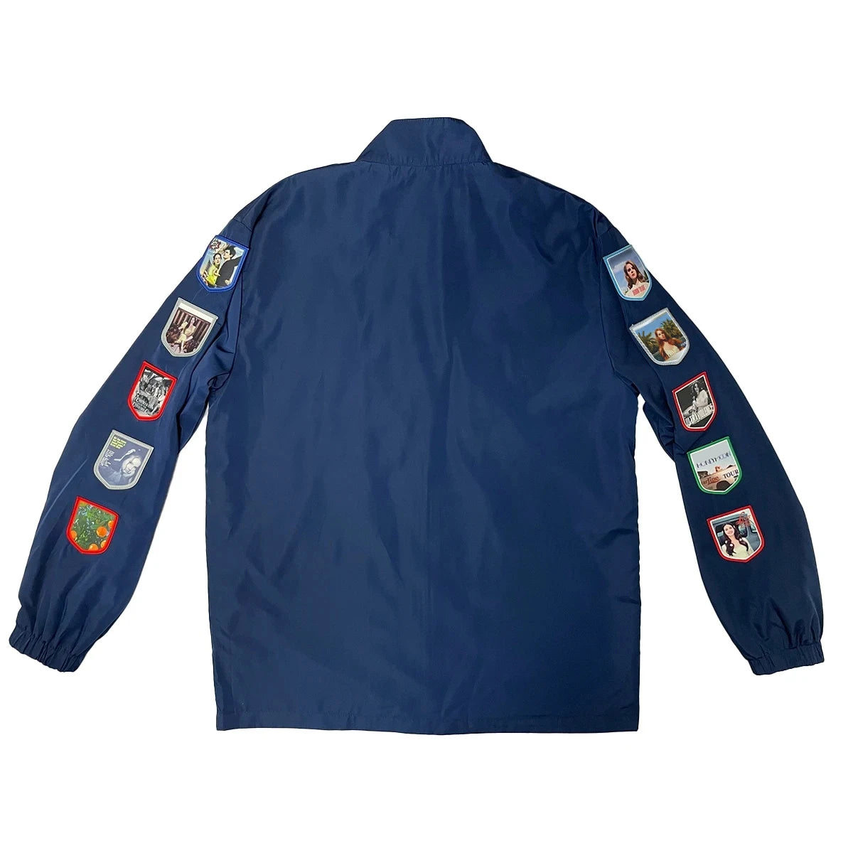 Lana Merch Commemorative LDR Racer Jackets 2026 Navy For Women And Men Racing Jacket With Patches Del Top Coat Reys Lady Clothes