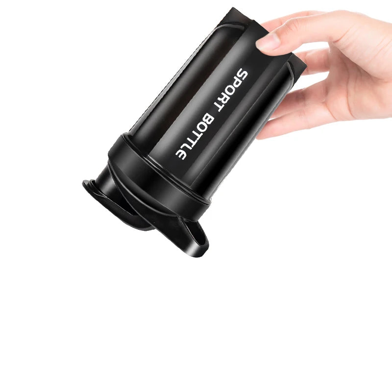 Portable Protein Powder Shaker Bottle Leak Proof Water Bottle For Gym Outdoor Fitness Training Sport Mixing Cup With Scale