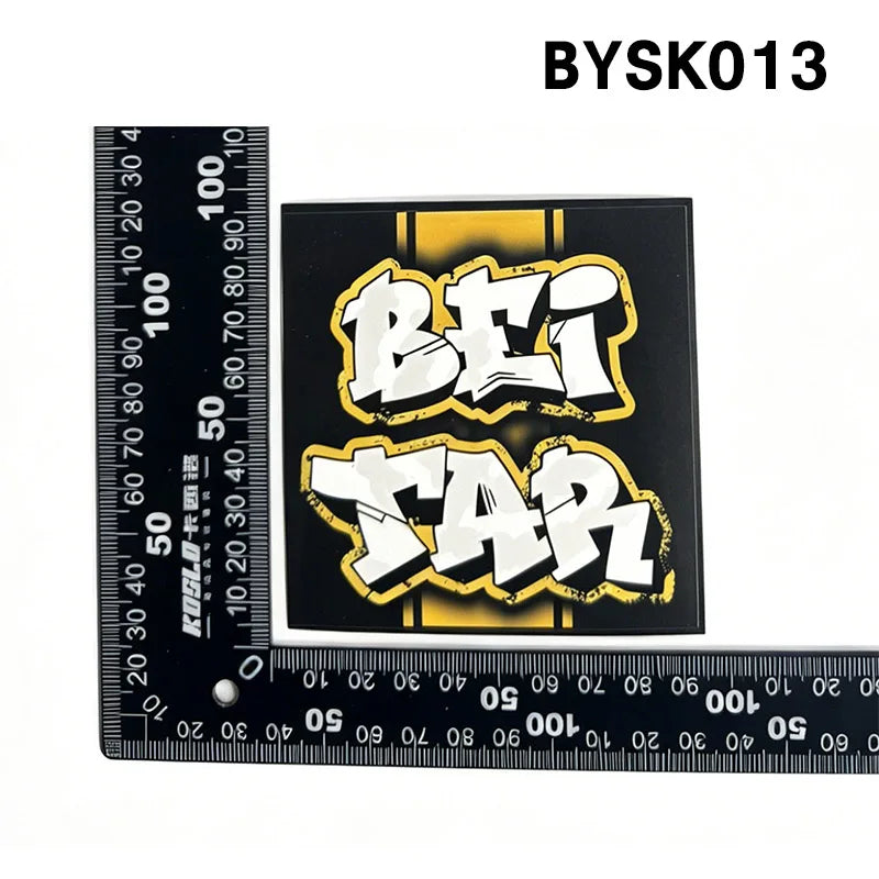 La Familia LF2005 Beitar 9x9cm Decoration Stickers for Bag Cup Wall Fridge - Set of 6 Adhesive Decals