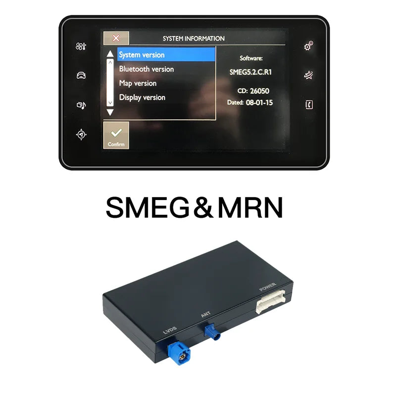 CARABC Wireless Carplay box For Peugeot Citroen SMEG SMEG+ Picasso C4 C5 DS4 DS3 308 508 208 3008 Android Auto AirPlay Module