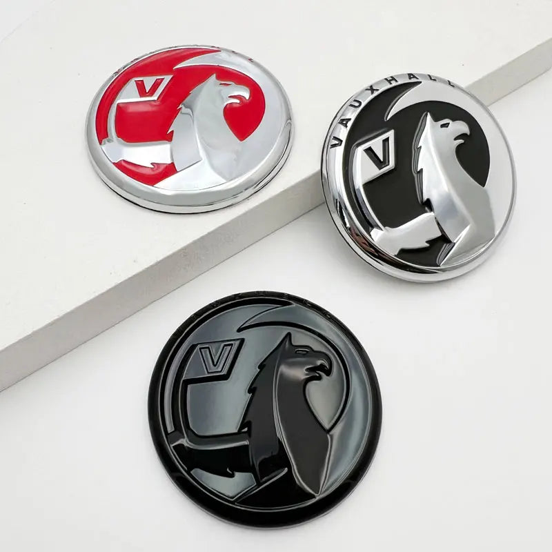 3D Metal Vauxhall Logo Car Fender Emblem Rear Tail Trunk Badge Stickers For Opel Corsa  Mokka Astra Cascada Adam Insignia Meriva