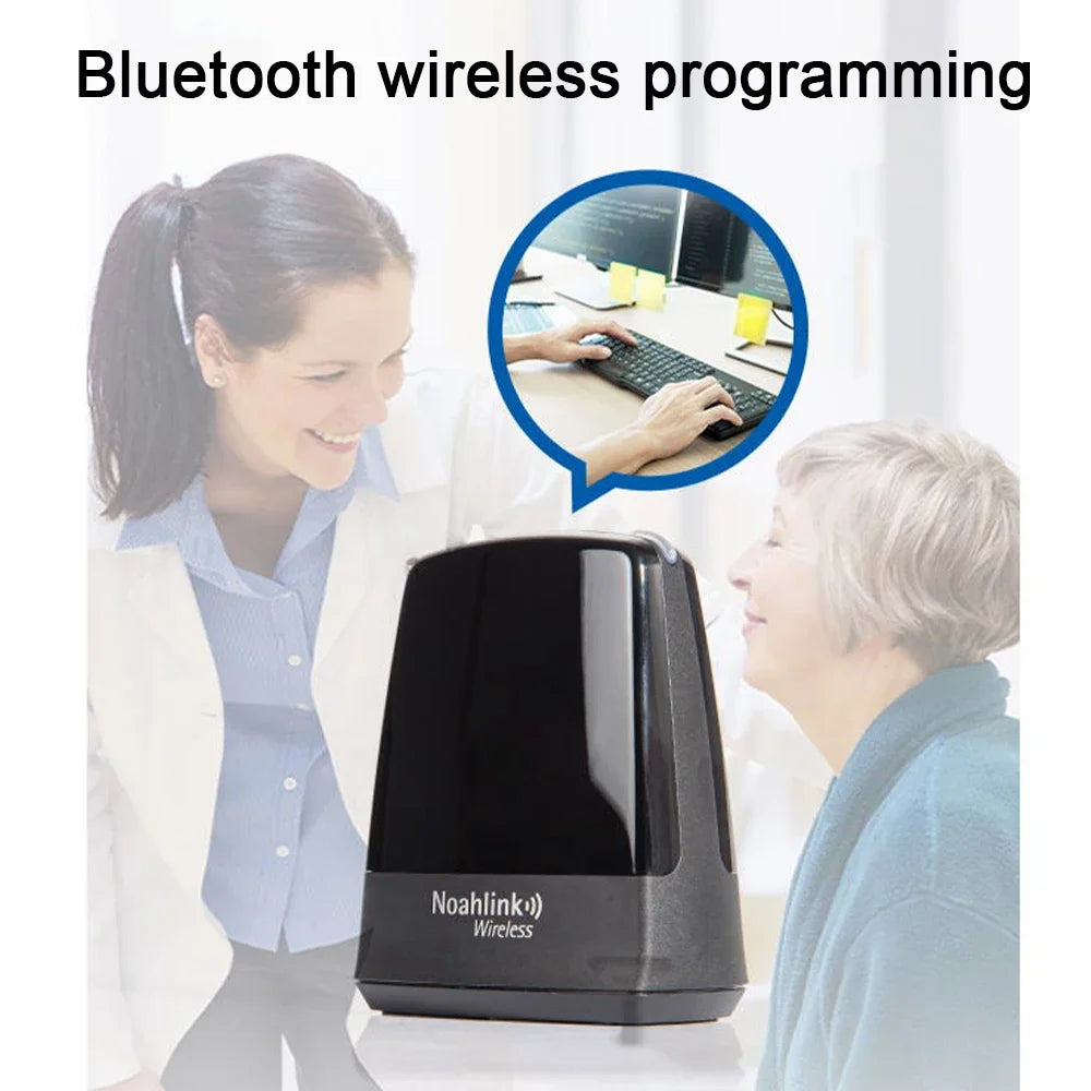 Noahlink Wireless Bluetooth Hearing Aid Programmer Digital Programmer Programming Box for All Programmable Bluetooth Hearing Aid