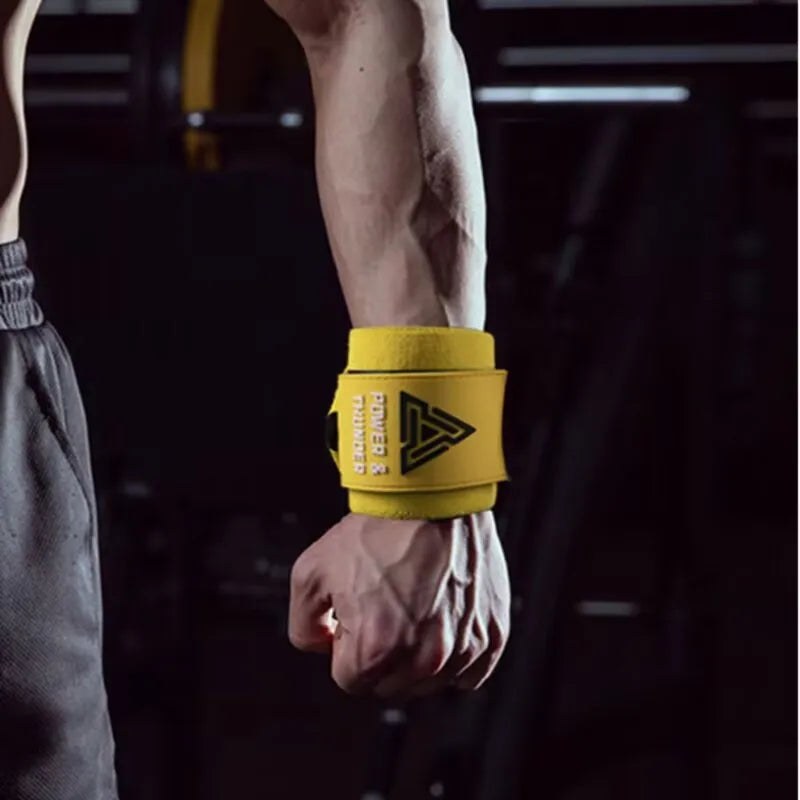 1 Pair Premium Wrist Support Fitness Wristbands Protect Your Wrist During GYM Workouts Ideal for Intense Bench Press Deadlift