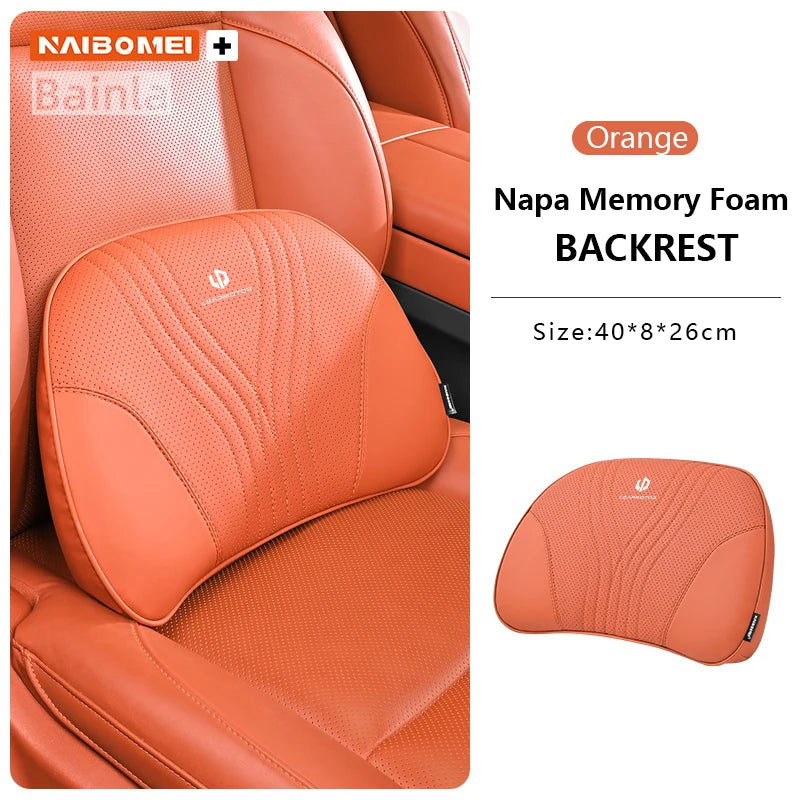 For Leapmotor C10 C11 C16 B10 C01 B01 2026, Car Headrest Neck Support Seat Lumbar Cushion Adjustable Breathable Soft,Accessories