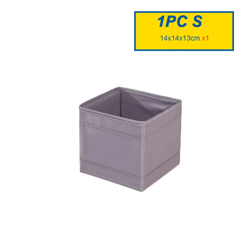 Foldable Drawer Organizers Oxford Underwear Storage Box Bra Socks Wardrobe Storage Containers Closet Jeans Storage Organizer